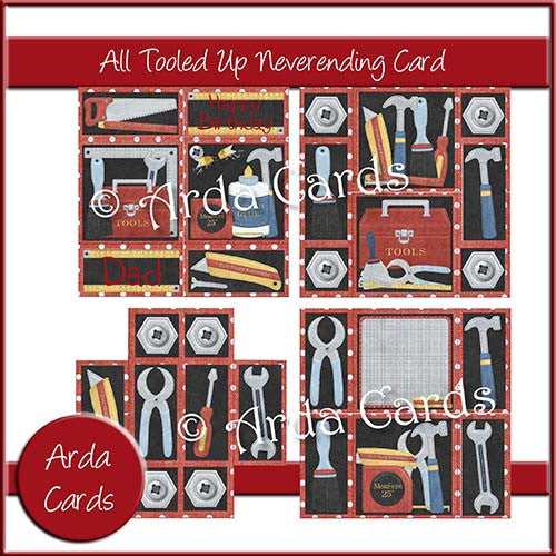 All Tooled Up Neverending Card - The Printable Craft Shop