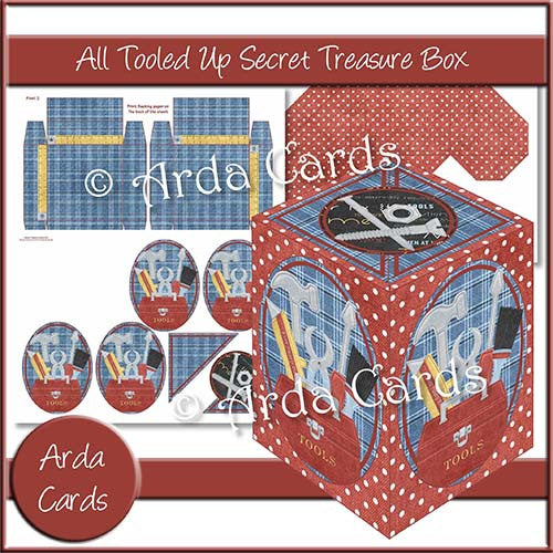 All Tooled Up Secret Treasure Box - The Printable Craft Shop