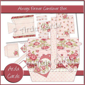Always And Forever Cantilever Box - The Printable Craft Shop