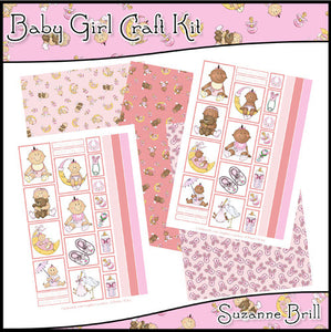 Baby Girl Craft Kit - The Printable Craft Shop