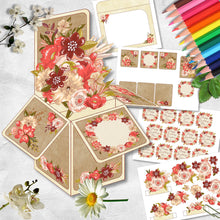 Load image into Gallery viewer, Floral Pop Up Box Card Bundle