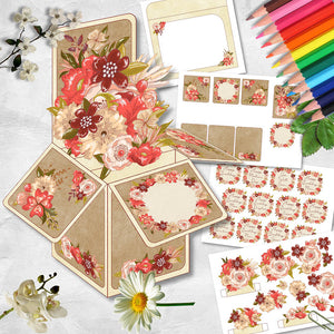 Floral Pop Up Box Card Bundle
