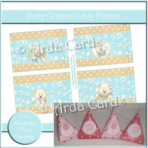 Beary Christmas Candy Pouches - The Printable Craft Shop