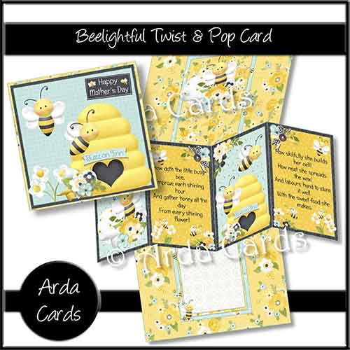 Beelightful Twist & Pop Card