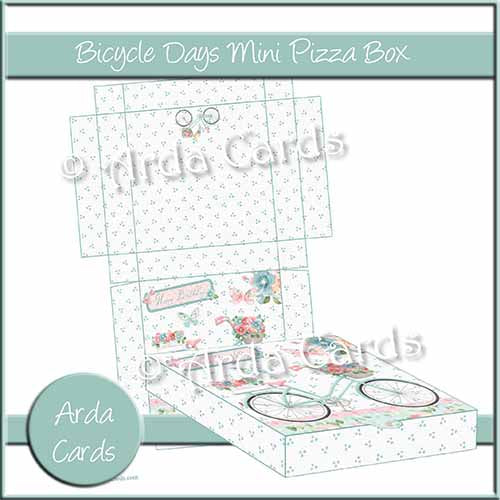 Bicycle Days Mini Pizza Box