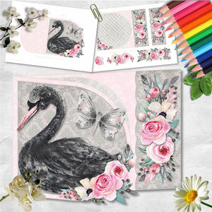 Black Swan D Flap Card