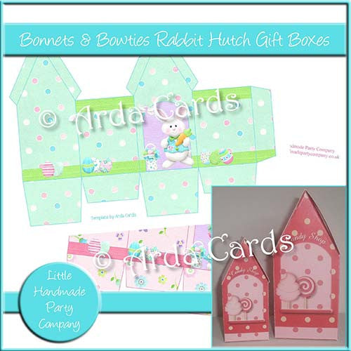 Bonnets & Bowties Rabbit Hutch Boxes - The Printable Craft Shop