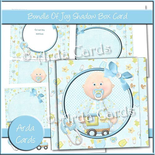 Bundle Of Joy Shadow Box Card - The Printable Craft Shop