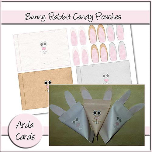 Bunny Rabbit Candy Pouches - The Printable Craft Shop