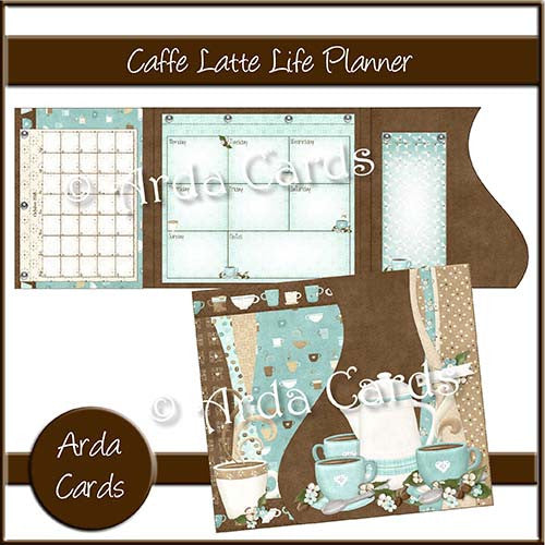 Caffe Latte Printable Life Planner - The Printable Craft Shop