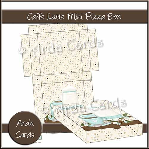 Caffe Latte Mini Pizza Box