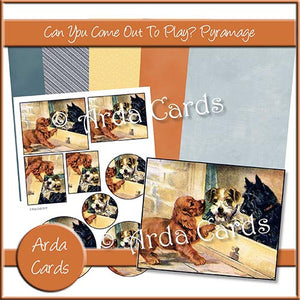 Can You Come Out To Play? Pyramage Set - The Printable Craft Shop