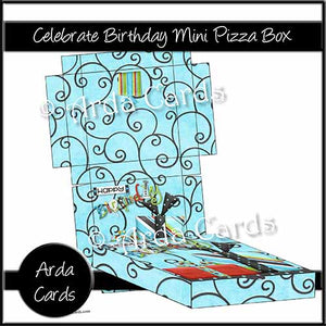 Celebrate Birthday Mini Pizza Box