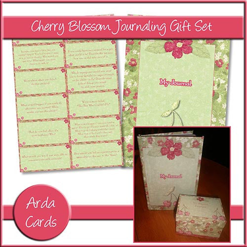 Cherry Blossom Journaling Gift Set - The Printable Craft Shop