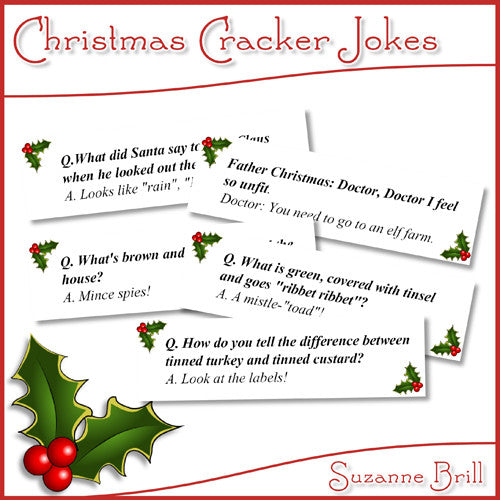 Christmas Cracker Jokes - The Printable Craft Shop