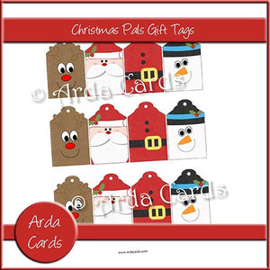 Christmas Pals Gift Tags - The Printable Craft Shop
