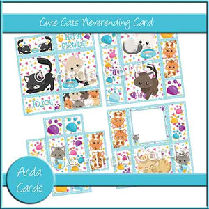 Cute Cats Neverending Card