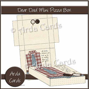 Dear Dad Mini Pizza Mini Pizza Box