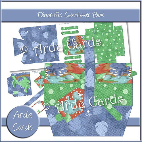 Dinoriffic Cantilever Box - The Printable Craft Shop