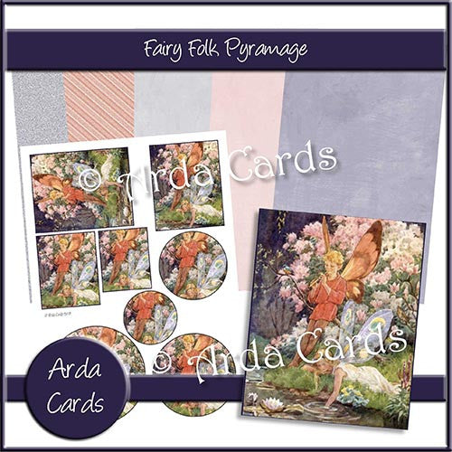 Fairy Folk Pyramage Set - The Printable Craft Shop