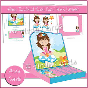 Free Printable Easel Card with Drawer