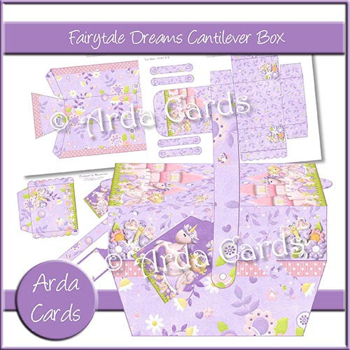 Fairytale Dreams Cantilever Box - The Printable Craft Shop