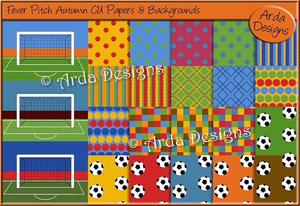 Fever Pitch Autumn CU Papers & Backgrounds