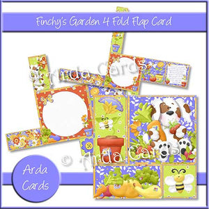 Printable 4 Fold Flap Card Bundle - The Printable Craft Shop - 5