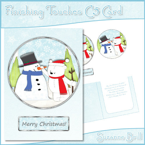 Finishing Touches C5 Card - The Printable Craft Shop