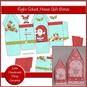 Flight School House Gift Boxes - The Printable Craft Shop