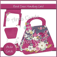 Load image into Gallery viewer, Floral Daze Handbag Card - The Printable Craft Shop