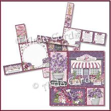 Load image into Gallery viewer, Flower Shop 4 Fold Flap Card - The Printable Craft Shop - 2