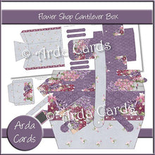 Load image into Gallery viewer, Flower Shop Cantilever Box - The Printable Craft Shop