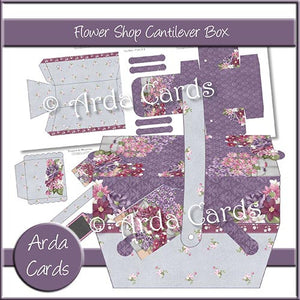 Flower Shop Cantilever Box - The Printable Craft Shop