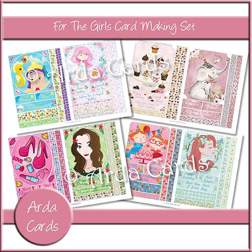 For The Girls Card Making Set