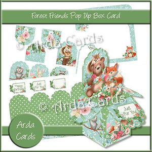 Forest Friends Pop Up Box Card