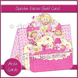 Garden Fairies Shelf Card