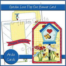 Load image into Gallery viewer, Garden Love Printable Pop Out Banner Card - The Printable Craft Shop