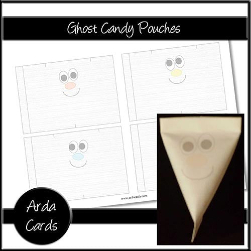 Ghost Candy Pouches - The Printable Craft Shop