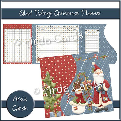 Glad Tidings Printable Christmas Planner