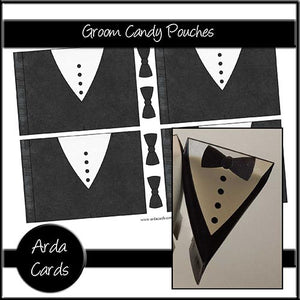 Groom Candy Pouches - The Printable Craft Shop