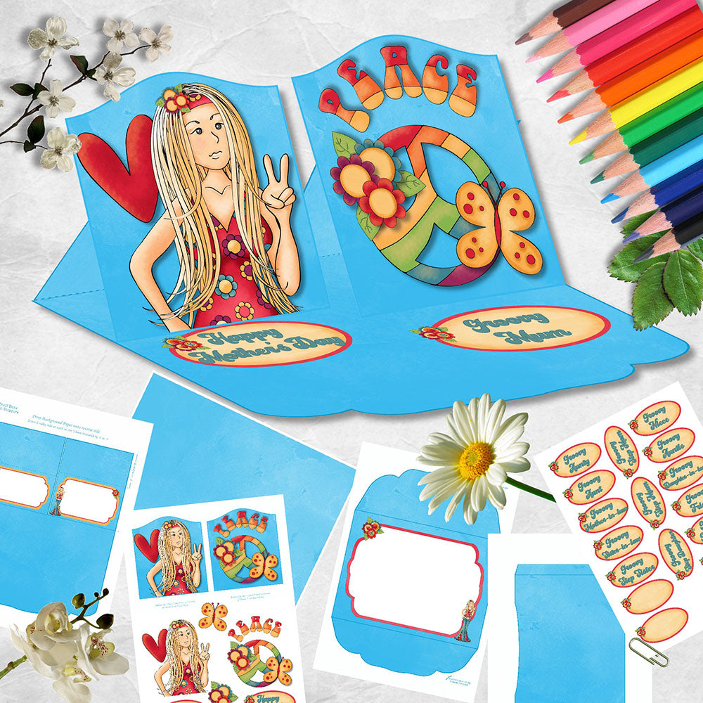 Groovy Kind Of Birthday Double Easel Card