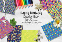 Load image into Gallery viewer, Happy Birthday Squishy Bear CU Paper