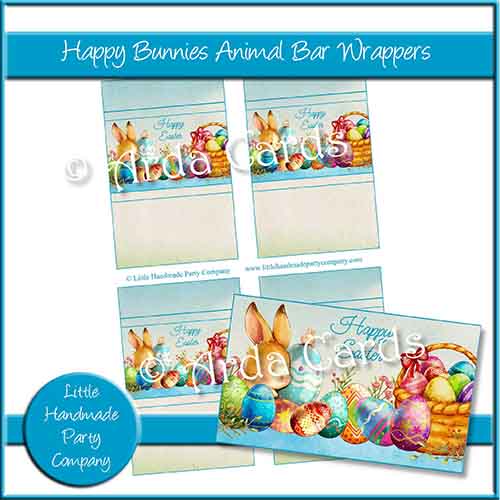 Happy Bunnies Animal Bar Wrappers