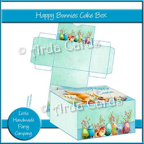 Happy Bunnies Cake Box