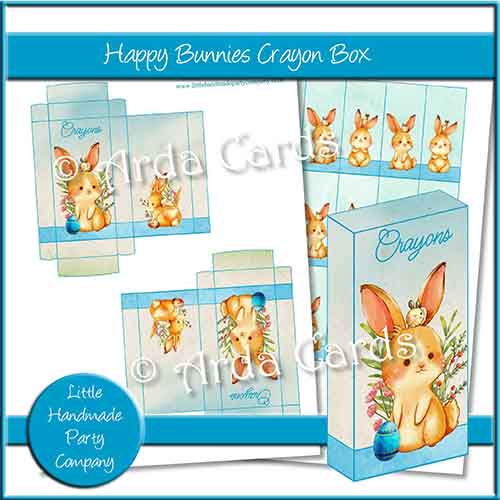 Happy Bunnies Crayon Box