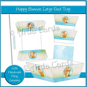 Happy Bunnies Large Food Tray