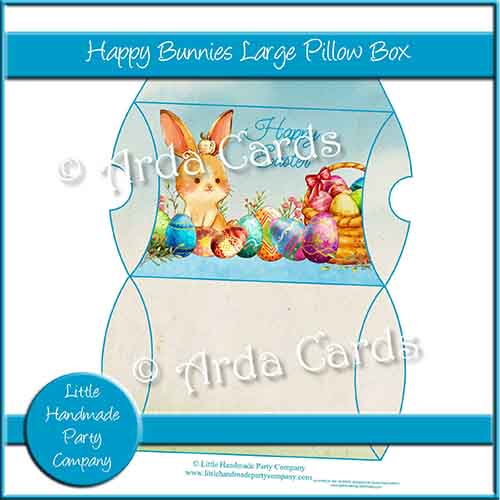 Happy Bunnies Large Pillow Box