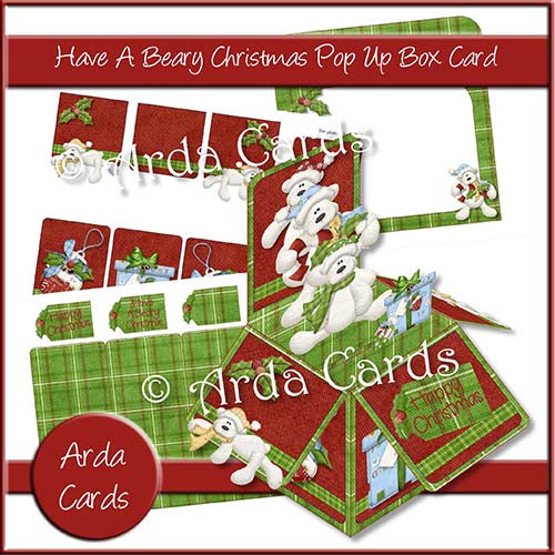 Have A Beary Christmas Pop Up Box Card
