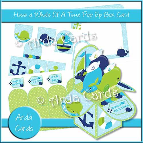 Have A Whale Of A Time Pop Up Box Card